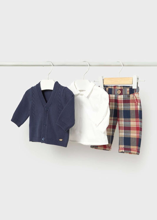 Pants and Cardigan Shirt Set/Mayoral