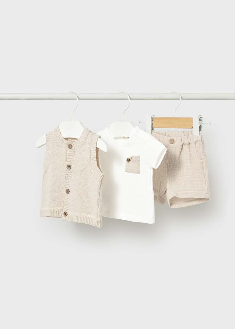 3pc. Short/Vest Set/Mayoral