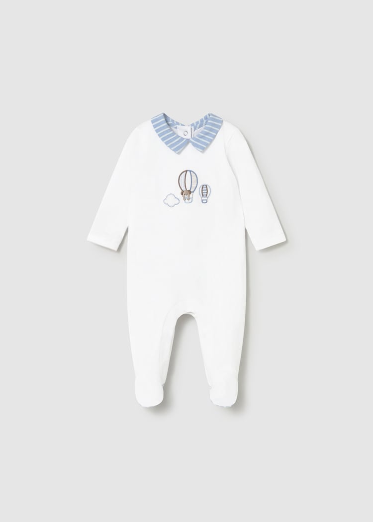 Boy Embroidered One Piece/Mayoral