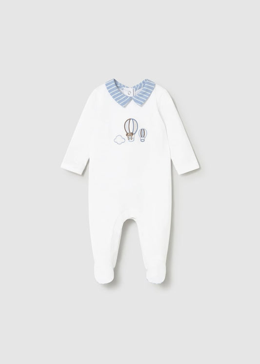 Boy Embroidered One Piece/Mayoral