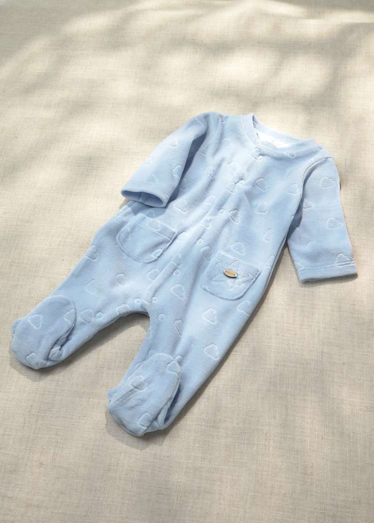Baby Boy Velour Pajama/Mayoral