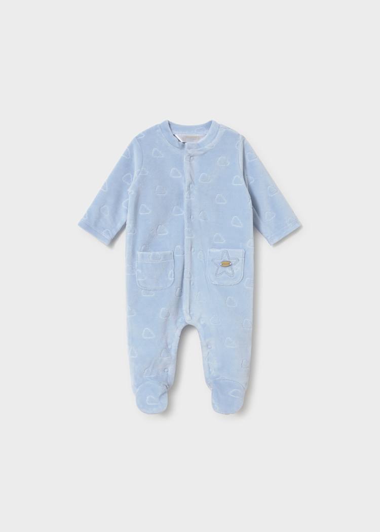 Baby Boy Velour Pajama/Mayoral