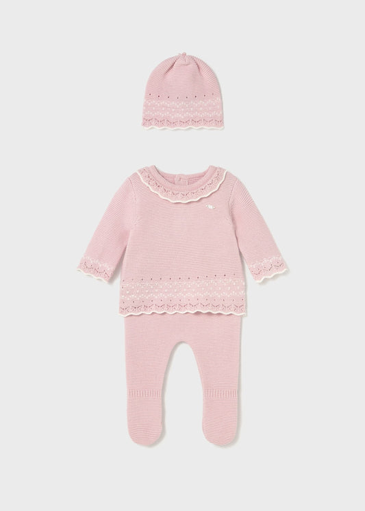 Pink Leg Warmer & Hat Set/Mayoral