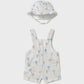 Printed Overalls w/ Hat/Mayoral