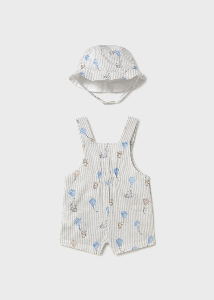 Printed Overalls w/ Hat/Mayoral