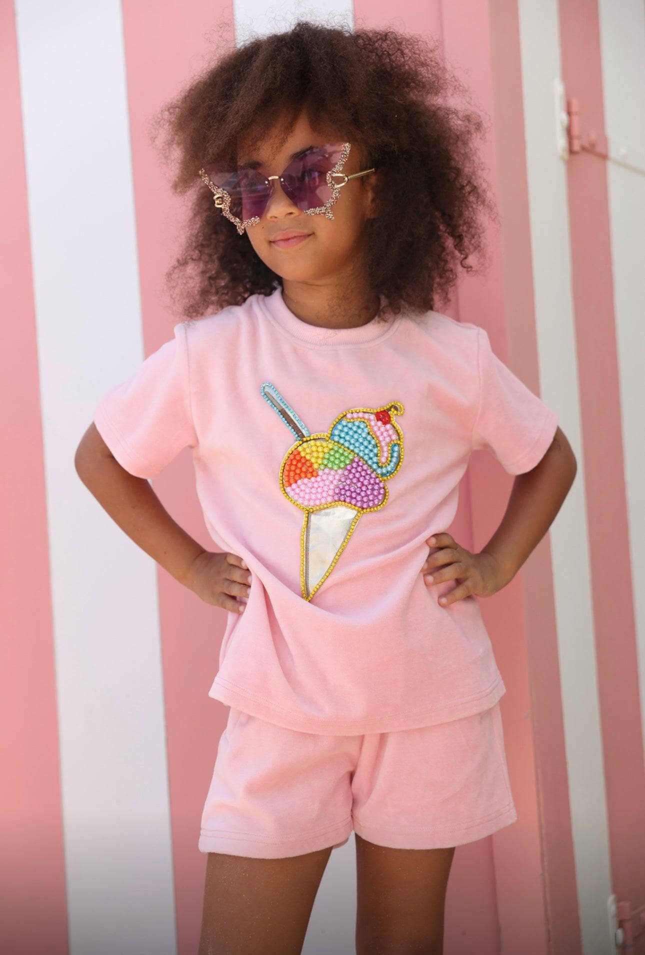 Velour Ice Cream Short Set/Lola & the Boys