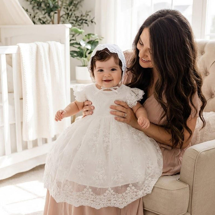 The Phoebe Christening Gown/Nicolette's Couture