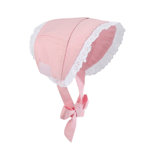 Pink Lace Summer Bonnet/Lil Cactus