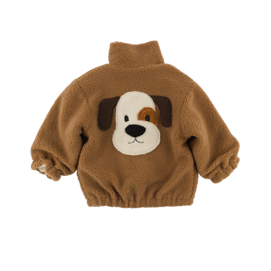 Puppy Faces Sherpa Jacket/Oh Baby