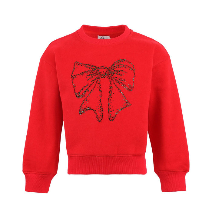 Shimmer Bow Sweatshirt/Lola & the Boys