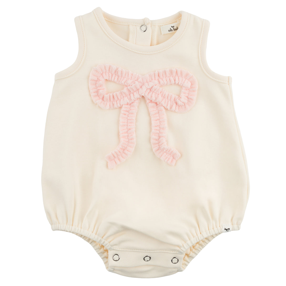 Ruffle Bow Bubble/oh baby