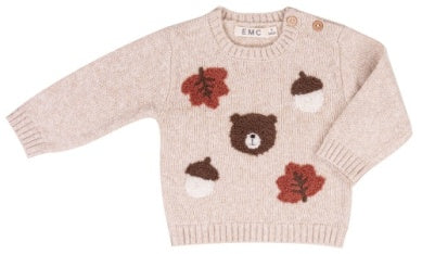 Fall Bear Knit Sweater/EMC