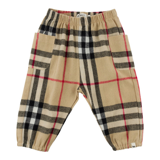Mini Tartan Side Pocket Pant/Oh baby