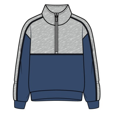Mock Neck Sweatshirt & Pant Set/Miles