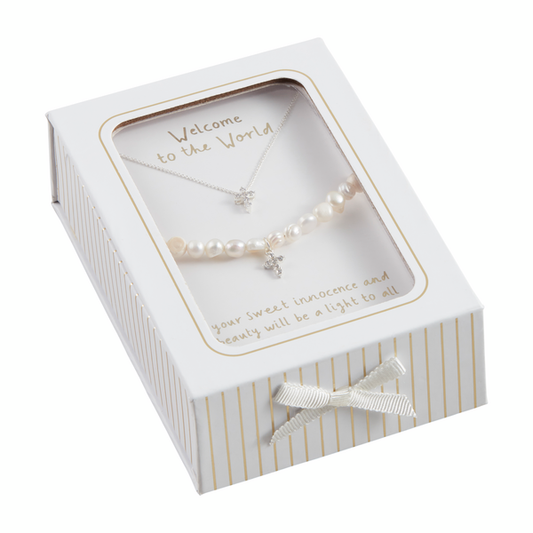 Cross Jewelry Set/Mud Pie