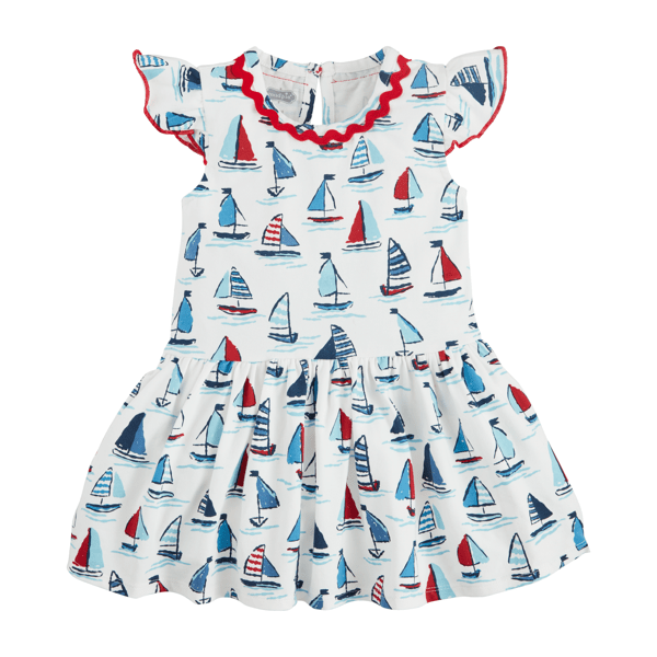 Sailboat T-Shirt Dress/Mud Pie
