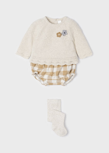 Tan Bloomer Set/2230/Mayoral