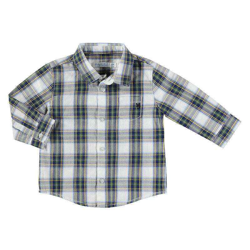 Mayoral Long Sleeve Checked Shirt