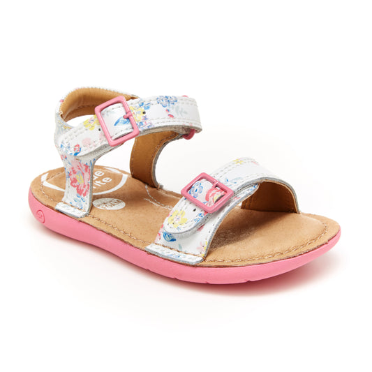 Stride Rite White Floral
